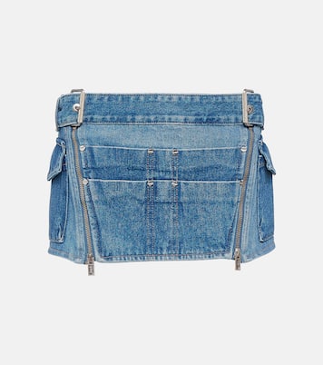Minifalda Toolbelt de denim | Dion Lee