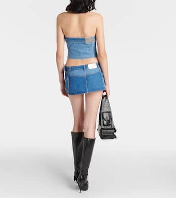 Minifalda Toolbelt de denim | Dion Lee