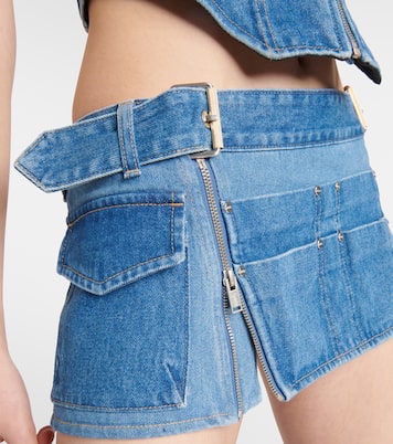 Minifalda Toolbelt de denim | Dion Lee