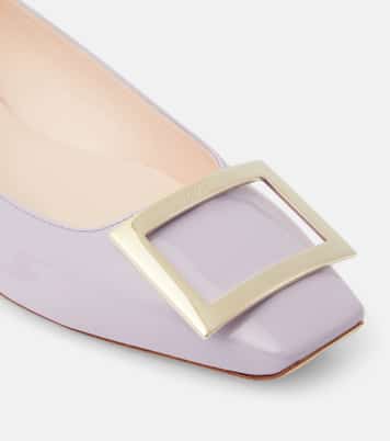 Ballerinas Quadrata Trompette aus Lackleder | Roger Vivier