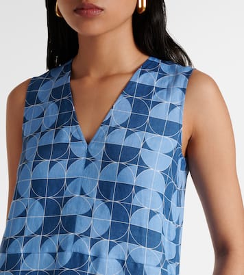 Urlo printed linen midi dress | Max Mara