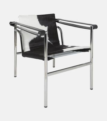 Sedia 1 Fauteuil Dossier Basculant in cavallino by Le Corbusier, Pierre Jeanneret, and Charlotte Perriand | Cassina