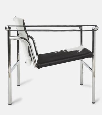 Sedia 1 Fauteuil Dossier Basculant in cavallino by Le Corbusier, Pierre Jeanneret, and Charlotte Perriand | Cassina