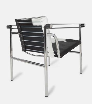 Sedia 1 Fauteuil Dossier Basculant in cavallino by Le Corbusier, Pierre Jeanneret, and Charlotte Perriand | Cassina