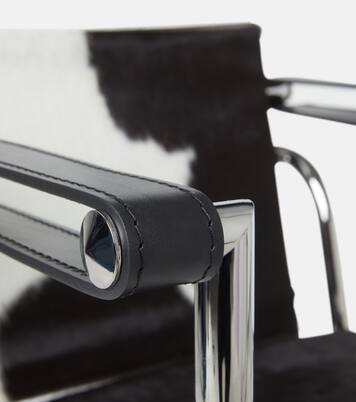 Sedia 1 Fauteuil Dossier Basculant in cavallino by Le Corbusier, Pierre Jeanneret, and Charlotte Perriand | Cassina