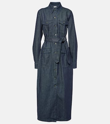 Robe chemise en jean | Dries Van Noten