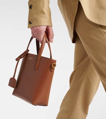 Sac Toy Shopping Mini en cuir | Saint Laurent