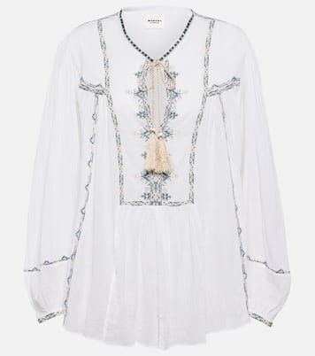 Bestickte Bluse Silekiage aus Baumwolle | Marant Etoile