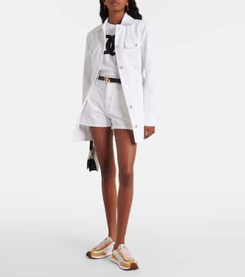 DG Cushion suede-trimmed sneakers  | Dolce&Gabbana
