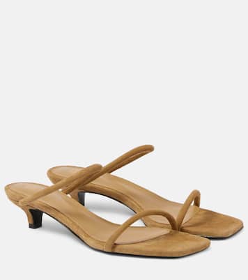 Mules The Minimalist 35 en daim | Toteme