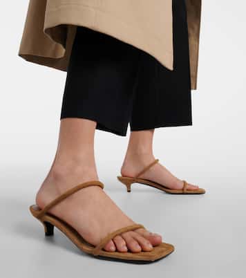 Mules The Minimalist 35 en daim | Toteme