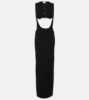 Abito lungo in jersey con cut-out | Jean Paul Gaultier