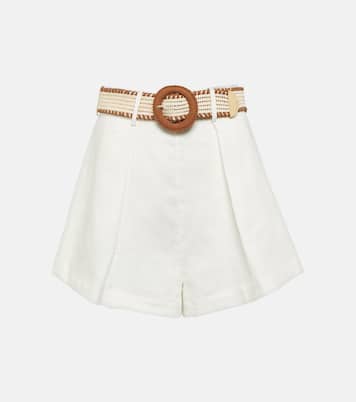 Shorts Halliday in lino a vita alta | Zimmermann