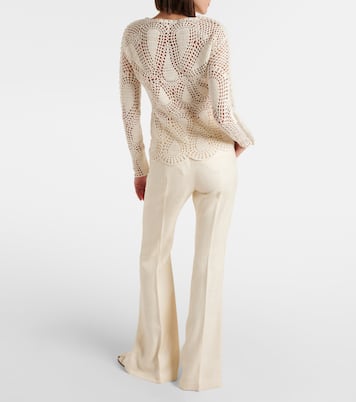 Top Caps de croché de lana y cachemir | Gabriela Hearst