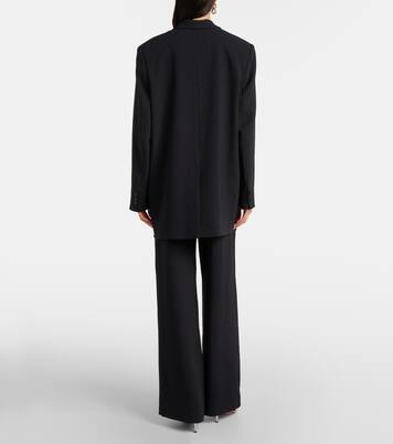 Blazer Oceanyga in crêpe a righe | Isabel Marant