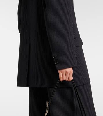 Blazer Oceanyga in crêpe a righe | Isabel Marant