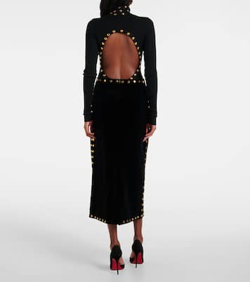 Jupe midi Evn en velours | Dodo Bar Or