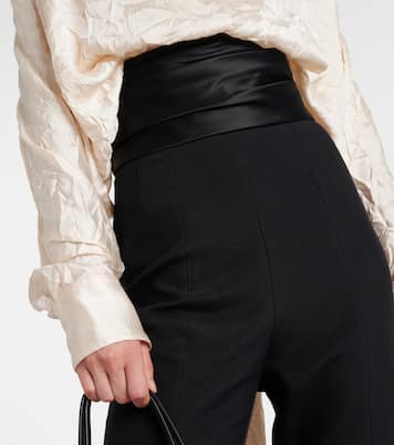 Pantalon slim Lenro à taille haute | Khaite