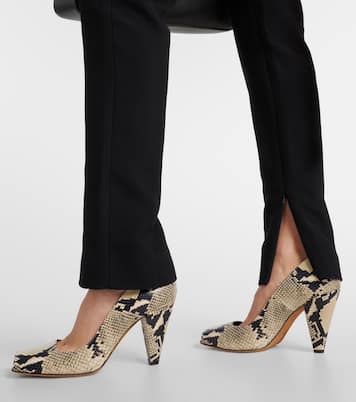Pantalon slim Lenro à taille haute | Khaite