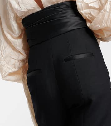 Pantalon slim Lenro à taille haute | Khaite