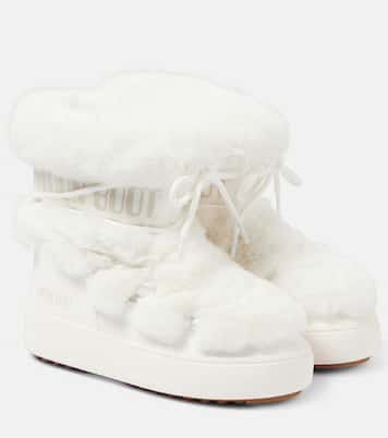 MB Ltrack faux-fur trimmed snow boots | Moon Boot