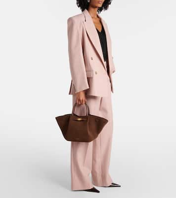 Borsa New York Midi in suede | DeMellier