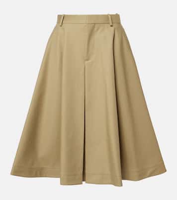 Falda midi de algodón | Bottega Veneta