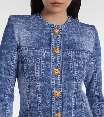 Cardigan Trompe l’œil en jacquard | Balmain