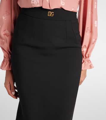 Bleistiftrock DG aus Schurwolle | Dolce&Gabbana