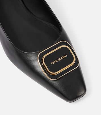 Venera 20 leather ballet flats | Ferragamo