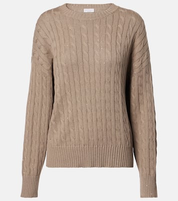 Pullover in misto cotone | Brunello Cucinelli