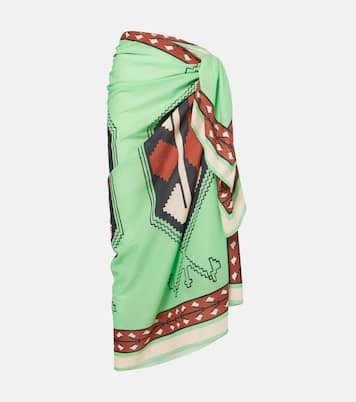 Pareo de algodón estampado | Johanna Ortiz