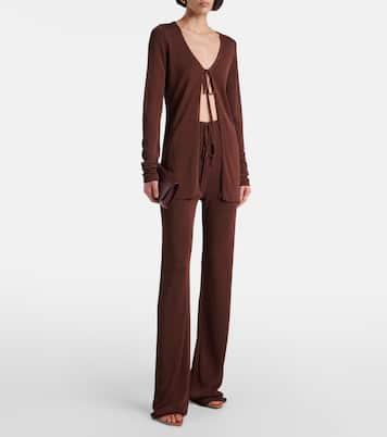 Pantalones acampanados de punto | Aya Muse