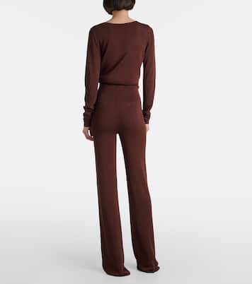 Pantalones acampanados de punto | Aya Muse