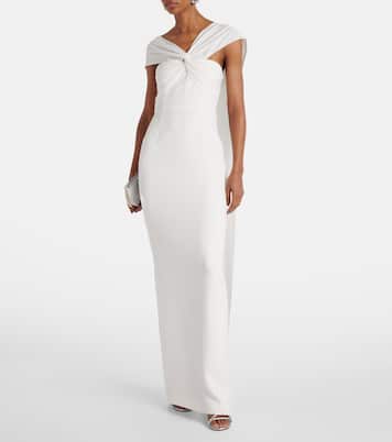 Vestido de novia de cady asimétrico | Roland Mouret