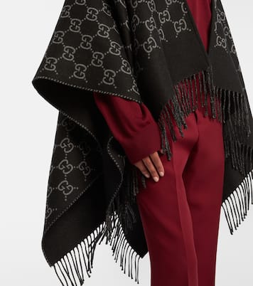 Poncho de lana | Gucci
