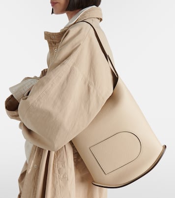 Bolso al hombro Pin MM de piel | Delvaux