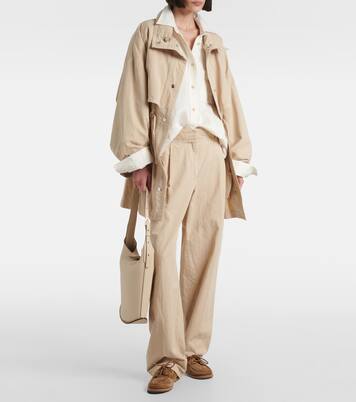 Bolso al hombro Pin MM de piel | Delvaux