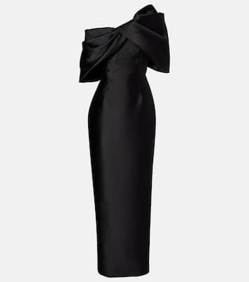 Robe de cocktail Davina en satin | Solace London