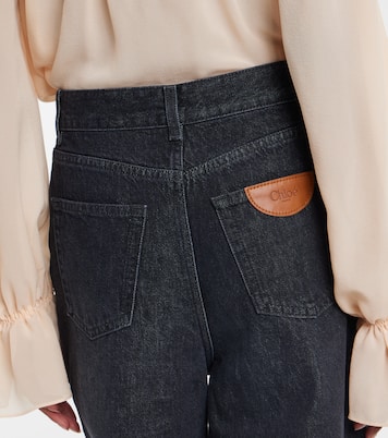 Jeans a gamba larga a vita alta | Chloé
