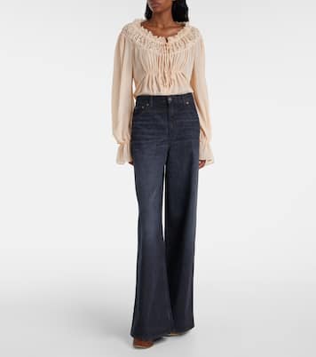 Jeans a gamba larga a vita alta | Chloé