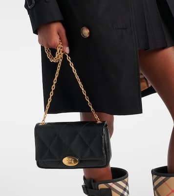 Small quilted leather shoulder bag | Burberry