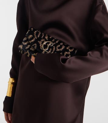 Clutch aus Samt | Christian Louboutin