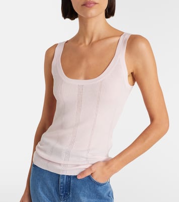 Lucy rib-knitted wool tank top | Gabriela Hearst