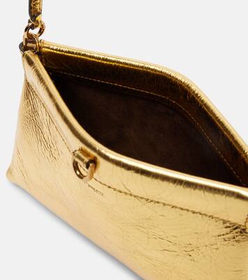 Clutch Talk Small de piel metalizada | Etro