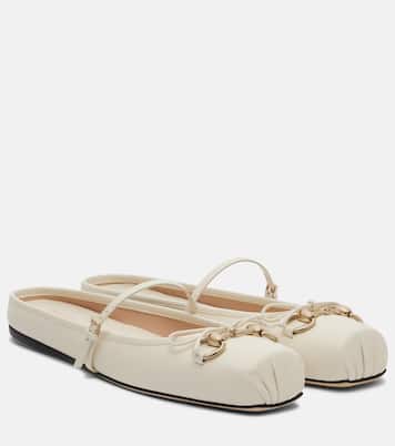 Gucci Horsebit leather ballet flats | Gucci