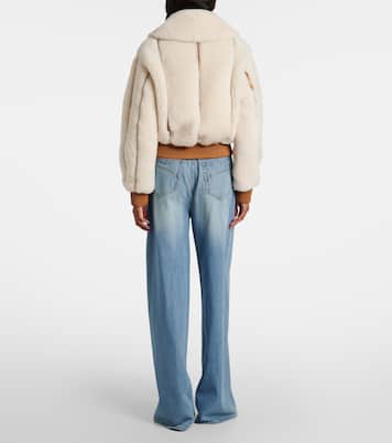 Story shearling bomber jacket | Zimmermann