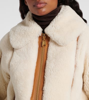 Story shearling bomber jacket | Zimmermann