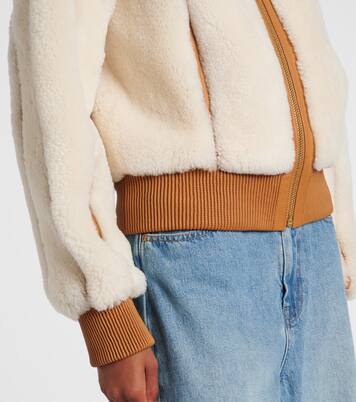 Story shearling bomber jacket | Zimmermann