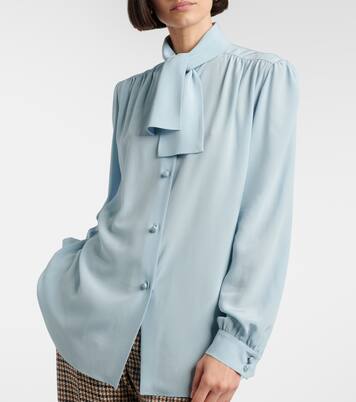 Chemise en crêpe de Chine de soie | Valentino